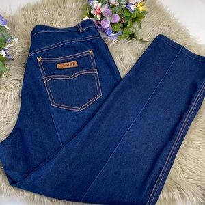 Gitano Vintage Hi-Rise Straight Leg Dark Wash Jean